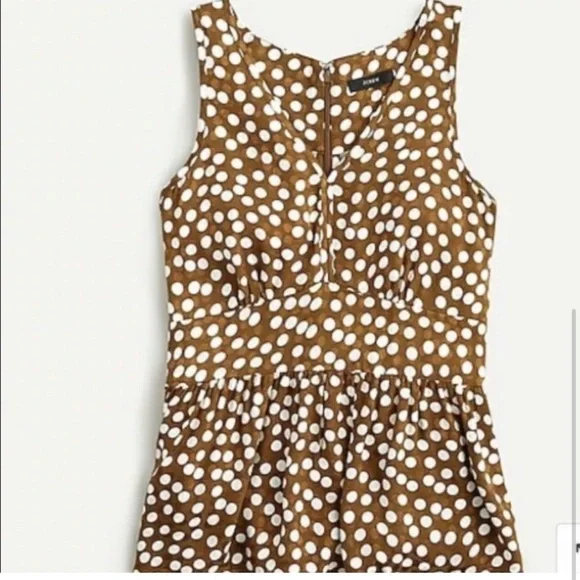 NWOT J. Crew Peplum Blouse - Picture 1 of 4